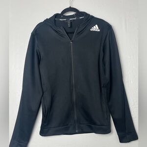 Adidas Black Full-Zip Hoodie. Small